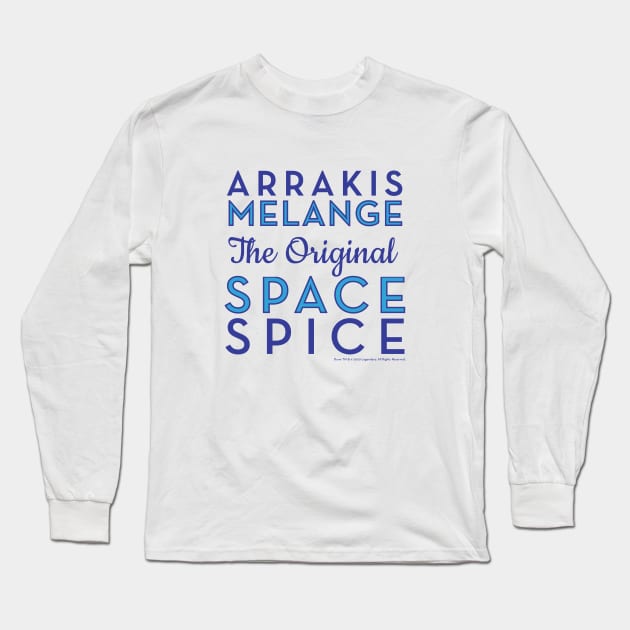 Arrakis Melange Space Spice Vintage Ad Dune Long Sleeve T-Shirt by Markadesign